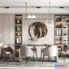 1386623 - Dining Room - Villas 3D Interior Scene - 3D Models - 093 3D Max