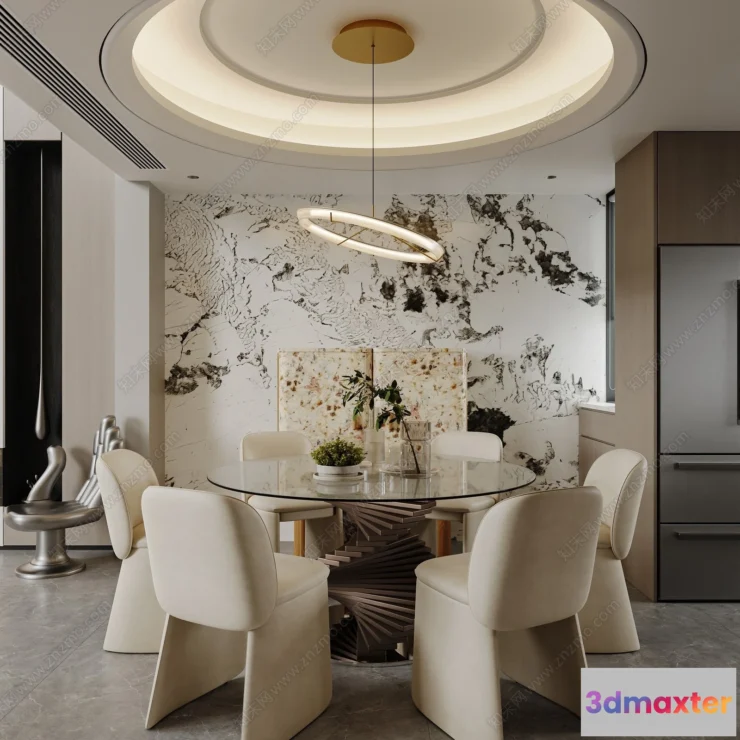 1386932 - Dining Room - 3D Models - 3D Interior Scenes - 062 3D Max