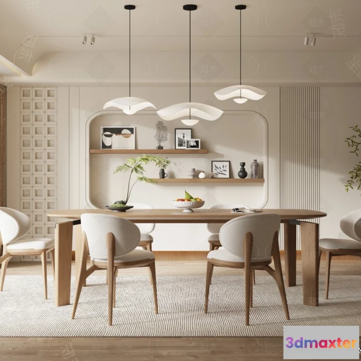 1387469 - Dining Room - 3D Models - 3D Interior Scenes - 070 3D Max