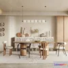 1387548 - Dining Room - 3D Models - 3D Interior Scenes - 071 3D Max