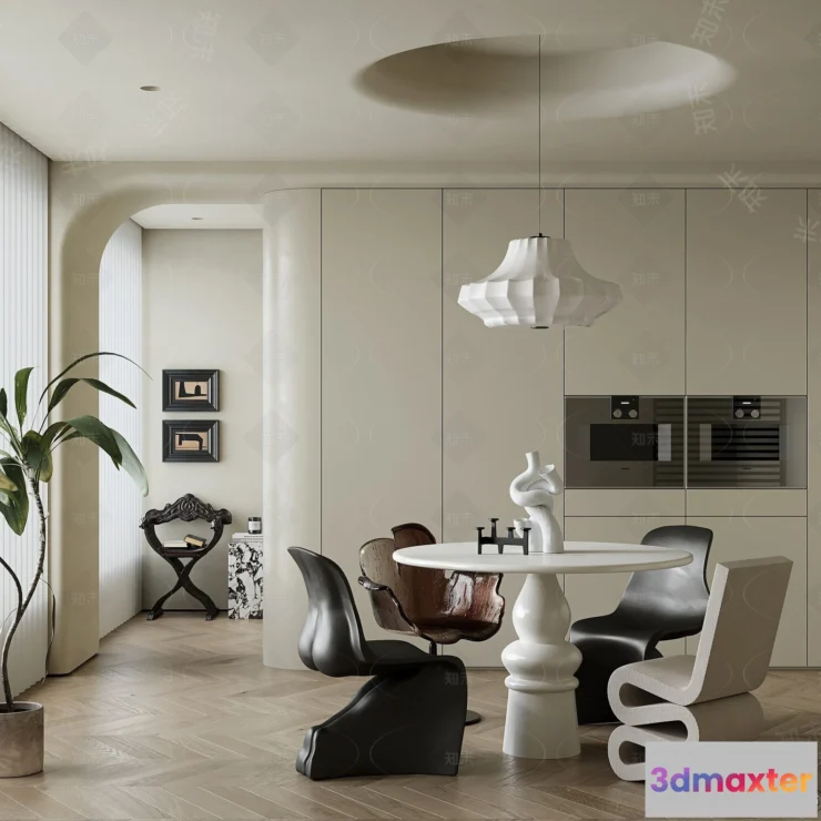 1387610 - Dining Room - 3D Models - 3D Interior Scenes - 072 3D Max