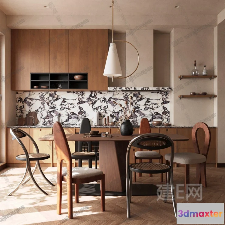 1387741 - Dining Room - 3D Models - 3D Interior Scenes - 074 3D Max