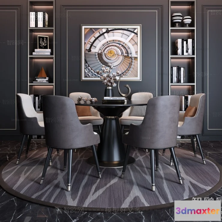 1388116 - Dining Room - Villas 3D Interior Scene - 3D Models - 115 3D Max