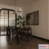 1388341 - Dining Room - 3D Models - 3D Interior Scenes - 083 3D Max