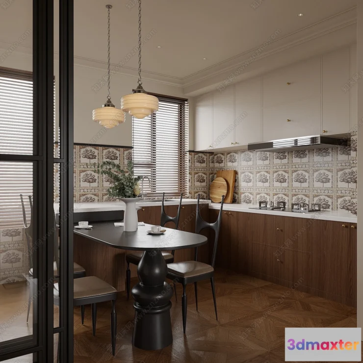 1388411 - Dining Room - 3D Models - 3D Interior Scenes - 084 3D Max