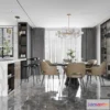 1388559 - Dining Room - Minimalist Style - 3D Interior Scene - 003 3D Max