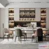 1388585 - Dining Room - Villas 3D Interior Scene - 3D Models - 122 3D Max