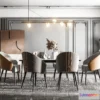 1388685 - Dining Room - Minimalist Style - 3D Interior Scene - 005 3D Max