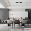 1388872 - Dining Room - Minimalist Style - 3D Interior Scene - 008 3D Max