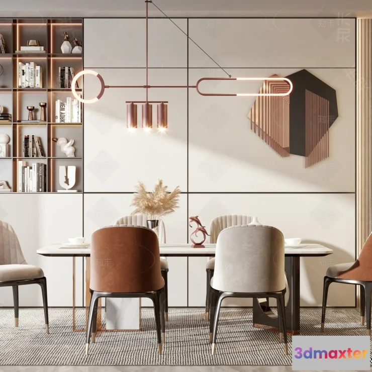 1389193 - Dining Room - 3D Models - 3D Interior Scenes - 096 3D Max
