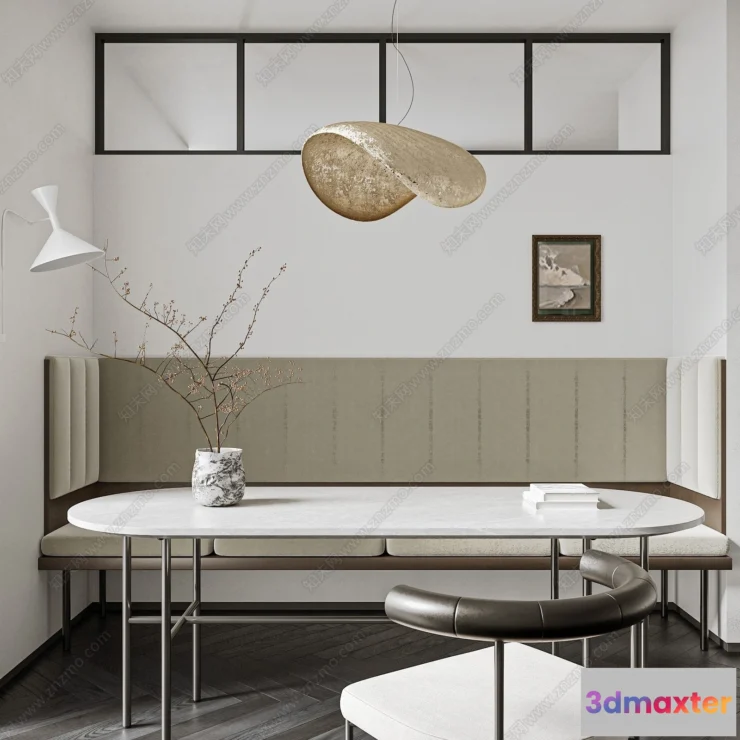 1389461 - Dining Room - 3D Models - 3D Interior Scenes - 100 3D Max