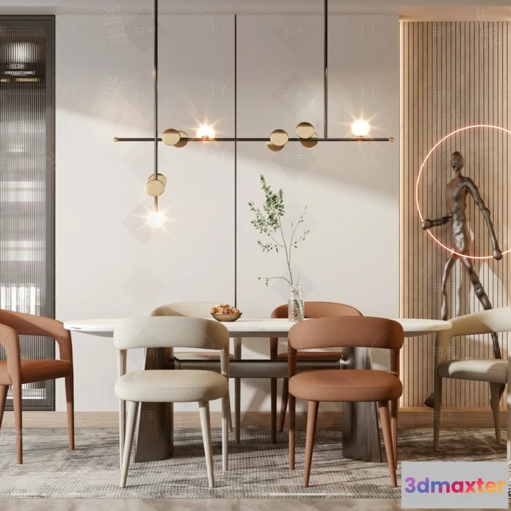 1389712 - Dining Room - 3D Models - 3D Interior Scenes - 104 3D Max