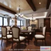 1390159 - Dining Room 3D Interior Scene - American Style - 005 3D Max