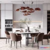 1390233 - Dining Room - Villas 3D Interior Scene - 3D Models - 147 3D Max