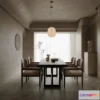 1390591 - Dining Room - 3D Models - 3D Interior Scenes - 117 3D Max