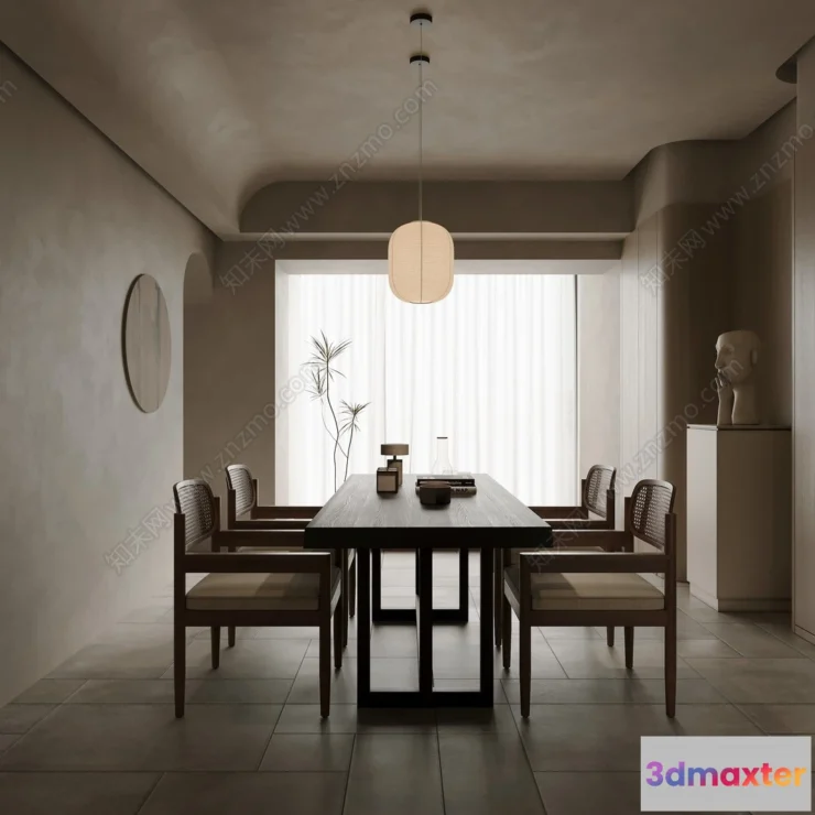 1390591 - Dining Room - 3D Models - 3D Interior Scenes - 117 3D Max