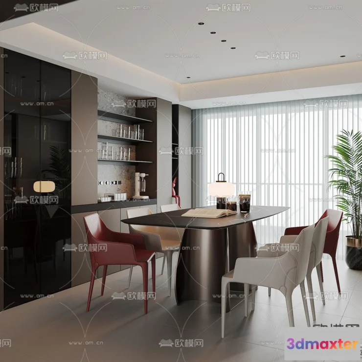 1390657 - Dining Room - 3D Models - 3D Interior Scenes - 118 3D Max