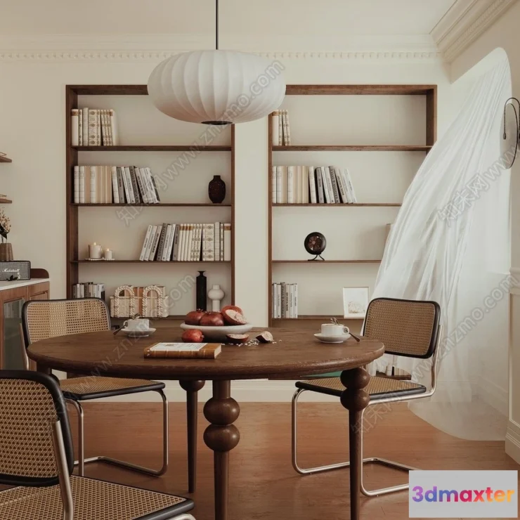 1390724 - Dining Room - 3D Models - 3D Interior Scenes - 119 3D Max