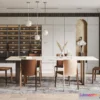 1390754 - Dining Room - Villas 3D Interior Scene - 3D Models - 155 3D Max