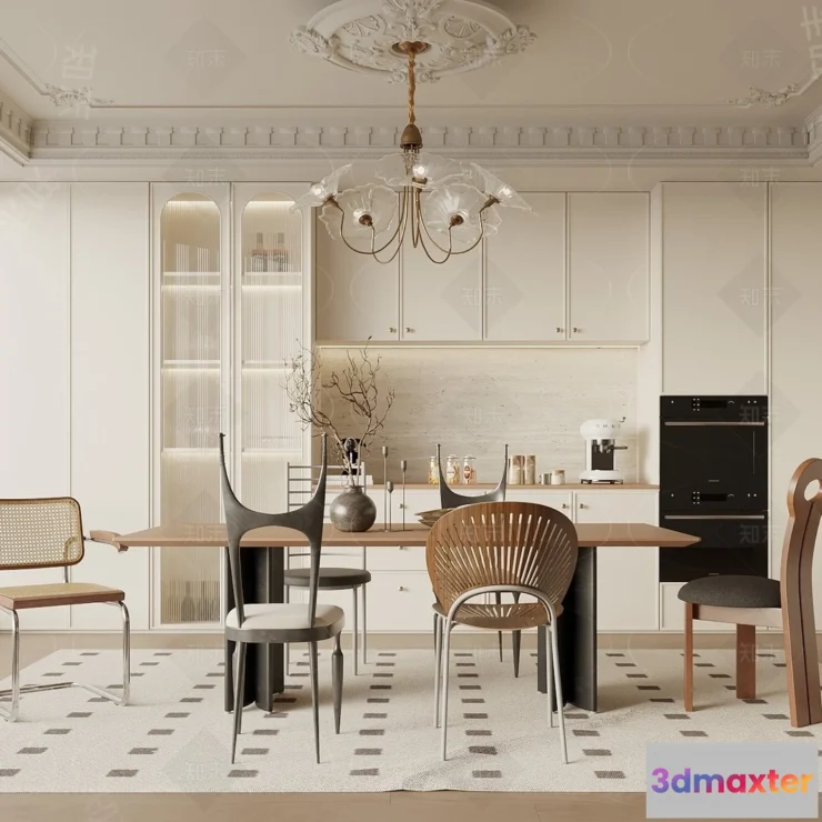 1390858 - Dining Room - 3D Models - 3D Interior Scenes - 121 3D Max