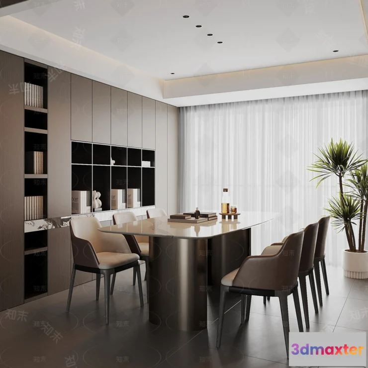 1391109 - Dining Room - 3D Models - 3D Interior Scenes - 125 3D Max