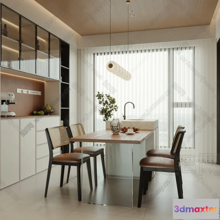 1391174 - Dining Room - 3D Models - 3D Interior Scenes - 126 3D Max