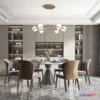 1391405 - Dining Room - Villas 3D Interior Scene - 3D Models - 165 3D Max