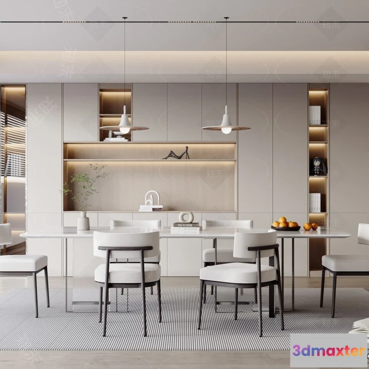 1391445 - Dining Room - 3D Models - 3D Interior Scenes - 131 3D Max