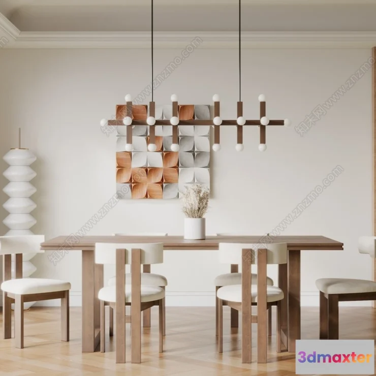 1391514 - Dining Room - 3D Models - 3D Interior Scenes - 133 3D Max