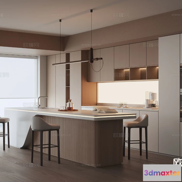 1535116 - Dining Room - 3D Model For Interior Design - 10728 3D Max