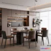 1535126 - Dining Room - 3D Model For Interior Design - 10733 3D Max