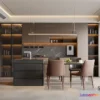 1535192 - Dining Room - 3D Model For Interior Design - 10766 3D Max