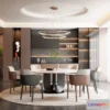 1535198 - Dining Room - 3D Model For Interior Design - 10769 3D Max