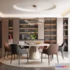 1535200 - Dining Room - 3D Model For Interior Design - 10770 3D Max