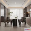 1535214 - Dining Room - 3D Model For Interior Design - 10777 3D Max