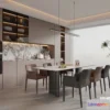 1535216 - Dining Room - 3D Model For Interior Design - 10778 3D Max