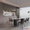 1535220 - Dining Room - 3D Model For Interior Design - 10780 3D Max