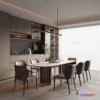 1535250 - Dining Room - 3D Model For Interior Design - 10795 3D Max