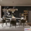 1535262 - Dining Room - 3D Model For Interior Design - 10801 3D Max