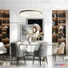 1575338 - Luxury Style Interior 3D Blocks - Dining Room 3D Model - 159 3D Max