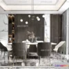 1575366 - Luxury Style Interior 3D Blocks - Dining Room 3D Model - 173 3D Max