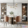 1575400 - Luxury Style Interior 3D Blocks - Dining Room 3D Model - 190 3D Max