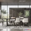 1575420 - Modern Style Interior 3D Blocks - Dining Room 3D Model - 148 3D Max