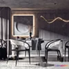 1575472 - Minimalist Style Interior 3D Blocks - Dining Room 3D Model - 234 3D Max