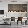 1575482 - Minimalist Style Interior 3D Blocks - Dining Room 3D Model - 239 3D Max
