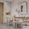 1575570 - Nordic Style Interior 3D Blocks - Dining Room 3D Model - 408 3D Max