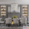 1575632 - Europe Style Interior 3D Blocks - Dining Room 3D Model - 192 3D Max