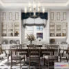 1575682 - Europe Style Interior 3D Blocks - Dining Room 3D Model - 217 3D Max