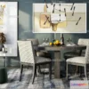 1575688 - Europe Style Interior 3D Blocks - Dining Room 3D Model - 220 3D Max
