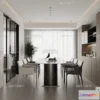 1575766 - Modern Style Interior 3D Blocks and 3D Models - Dining Room 3D Scene - 609 3D Max